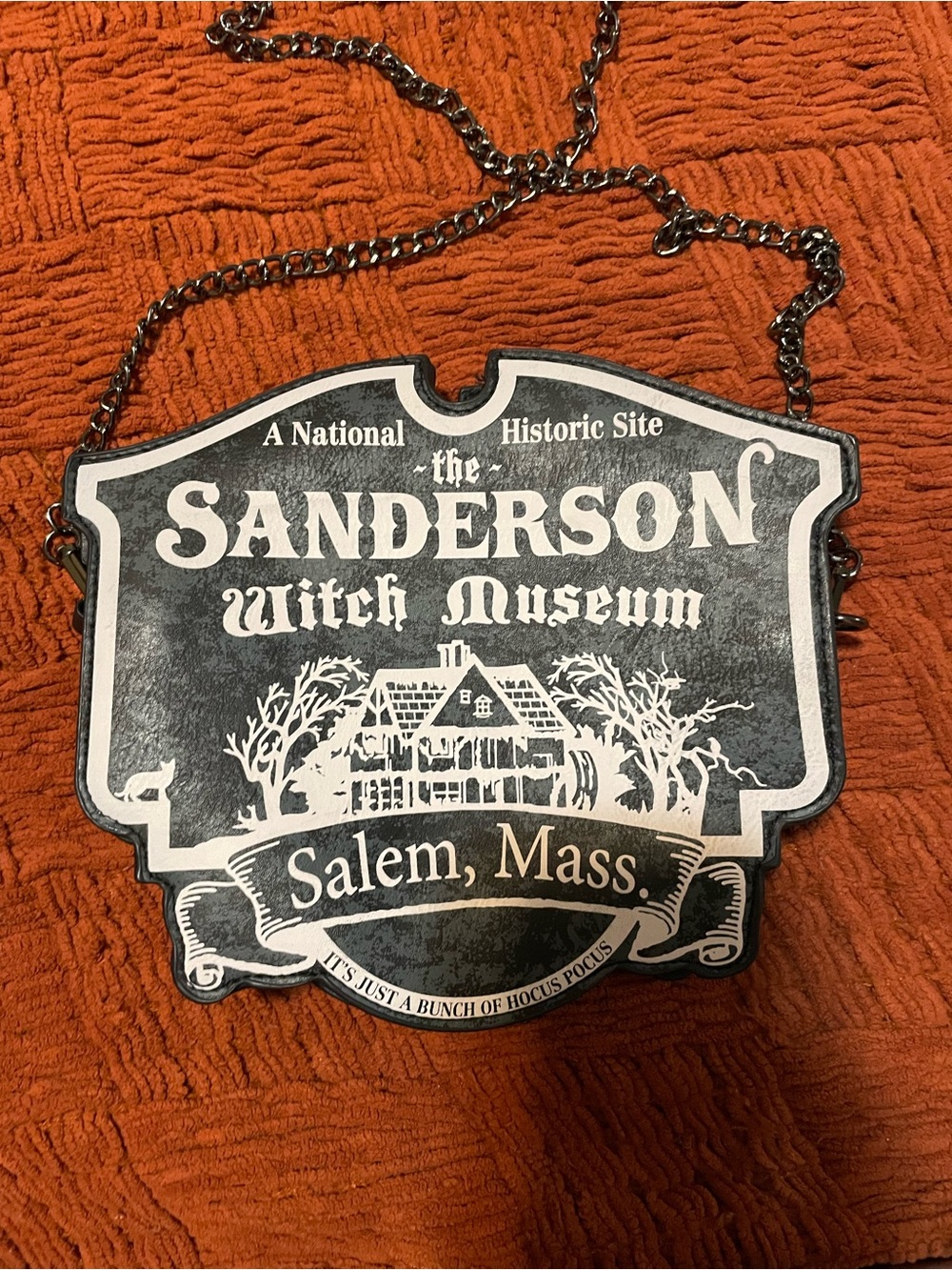 Sanderson Witch Museum Crossbody Bag - Black & White - Picture 3 of 5